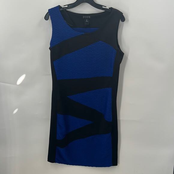 Enfocus Studio Dresses & Skirts - Enfocus Women's Sleeveless Blue & Black Color Block Dress Size 12